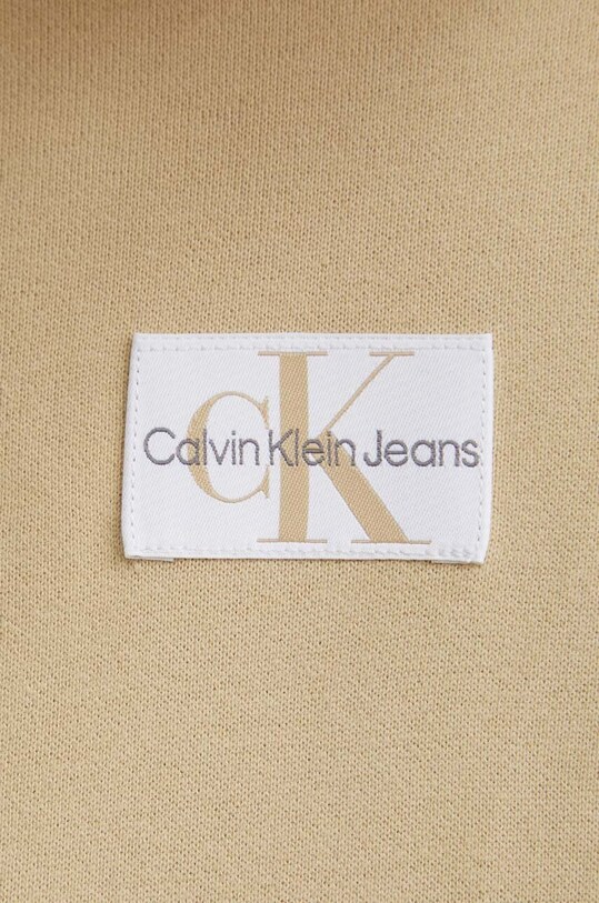 Бавовняна кофта Calvin Klein Jeans J20J224063 бежевий