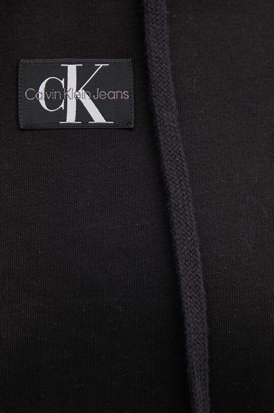 Хлопковая кофта Calvin Klein Jeans чёрный J20J224063