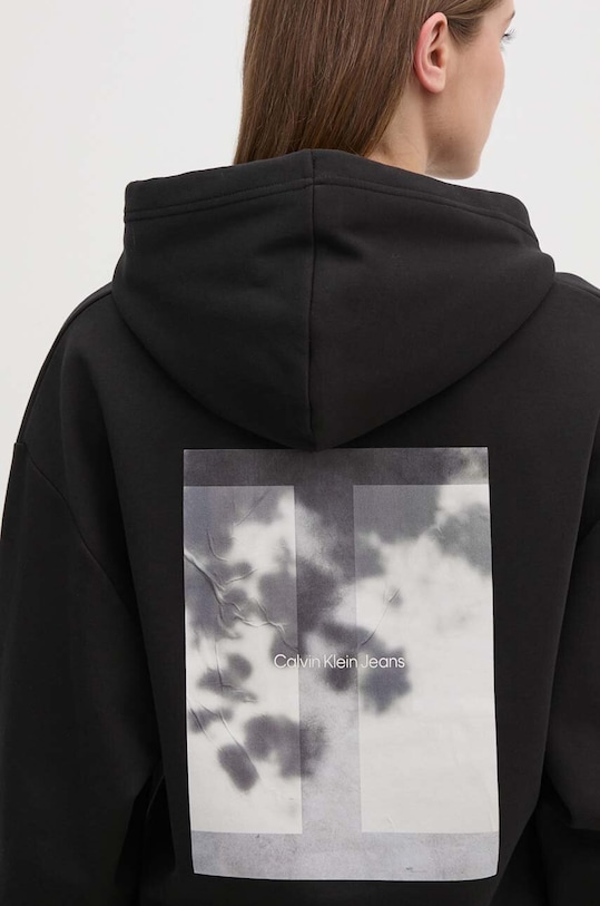 Calvin Klein Jeans bluza print negru J20J224350