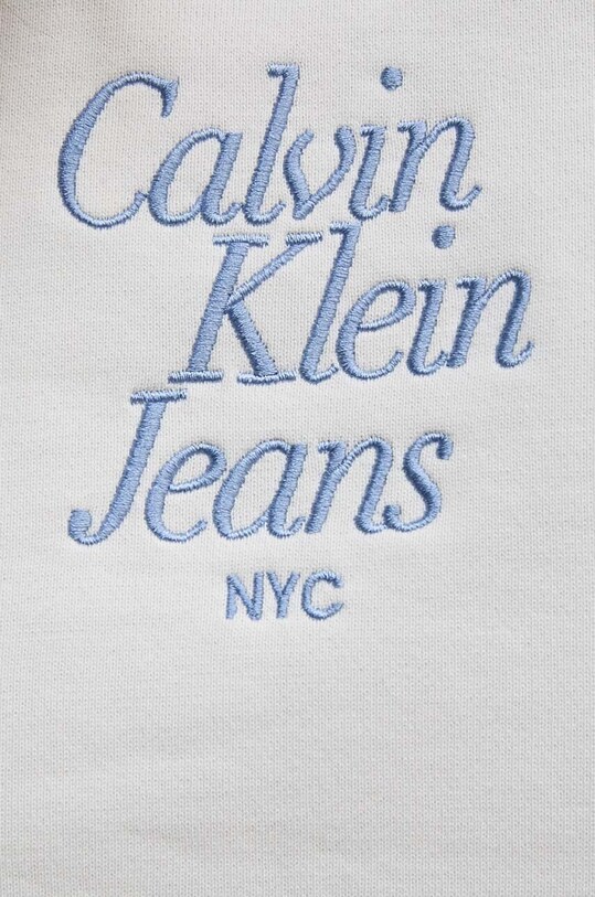 Bavlnená mikina Calvin Klein Jeans J20J224893 béžová