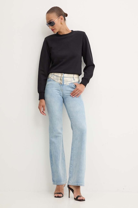 Mikina Patrizia Pepe 8M1618.J219 čierna AW24