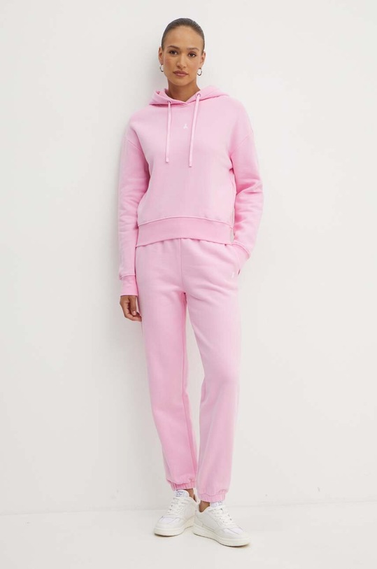 Βαμβακερή μπλούζα Patrizia Pepe 8M1619.J079 ροζ AW24