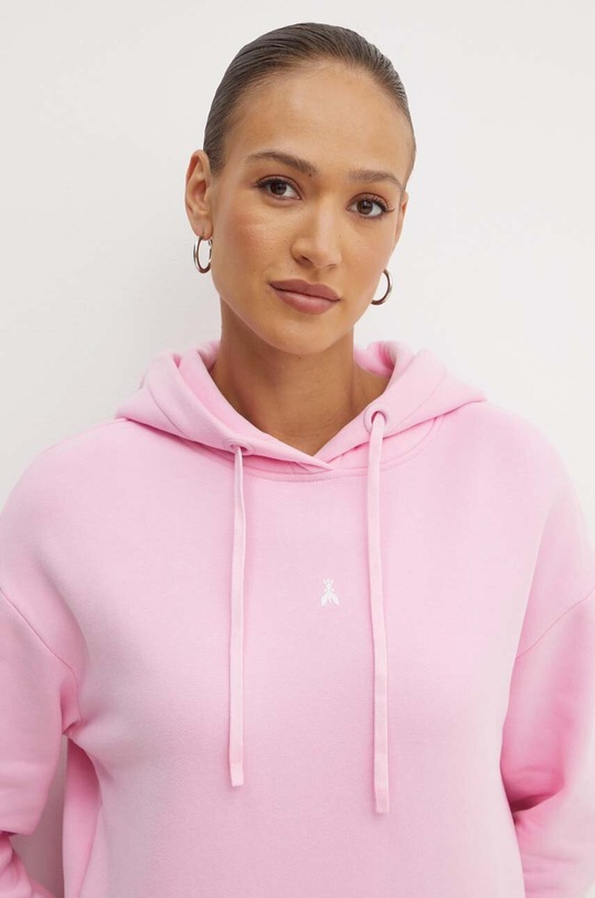 Βαμβακερή μπλούζα Patrizia Pepe ροζ 8M1619.J079