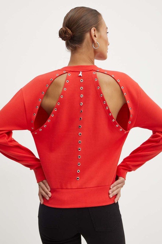 Patrizia Pepe bluza aplikacja czerwony 8M1632.J220