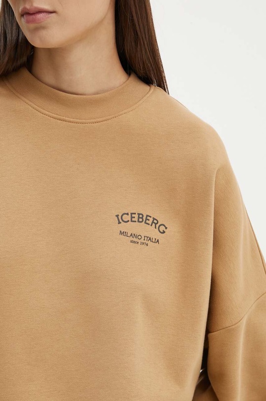 Iceberg bluza bawełniana E041.6317 beżowy