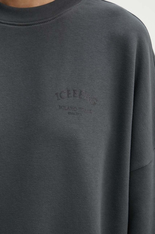 Iceberg bluza bawełniana E041.6317 szary