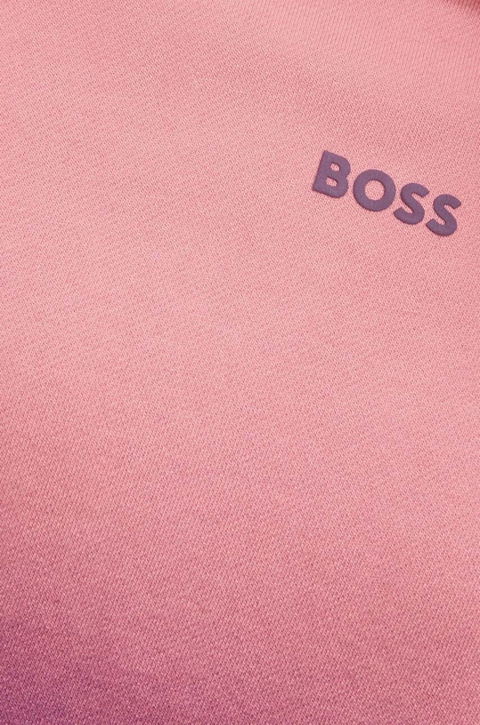 Bavlnená mikina Boss Orange 50518542 ružová