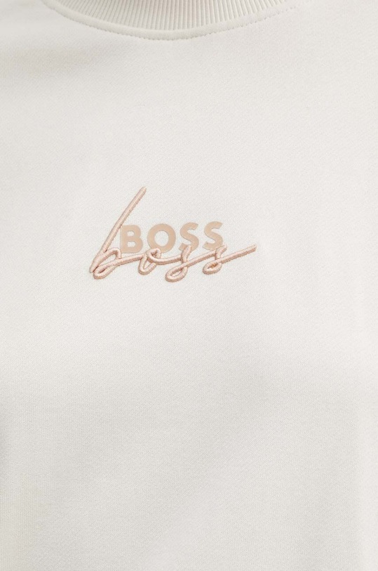 BOSS Orange bluza bawełniana 50519417 beżowy