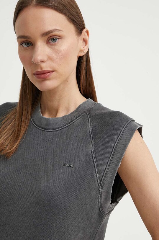 G-Star Raw kamizelka bawełniana szary D24581.D575