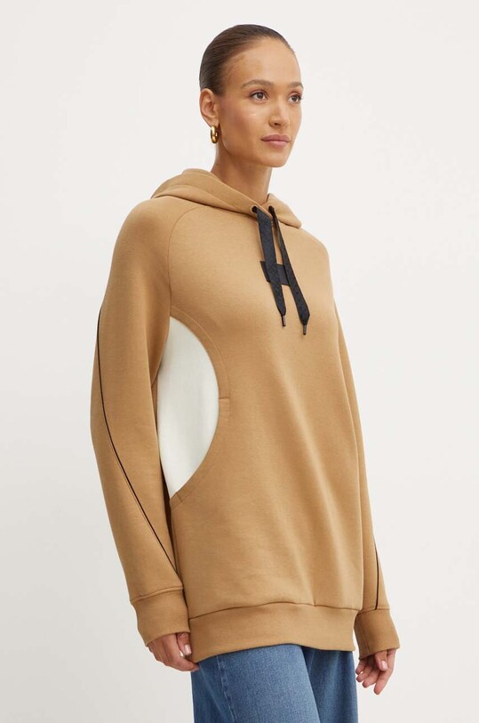 BOSS bluza z kapturem beżowy 50520874