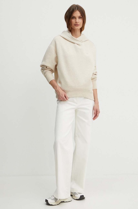 BOSS bluza 50522096 bej AW24