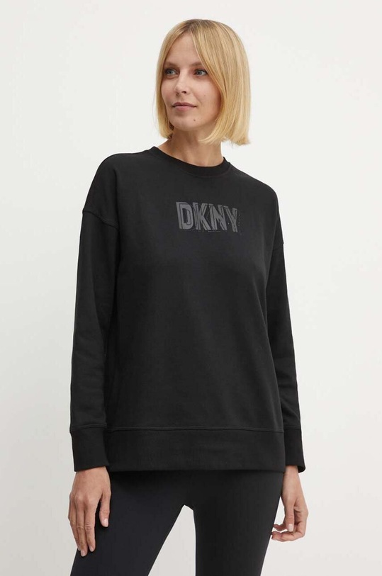 Dkny bluza imprimeu negru DP4T9674