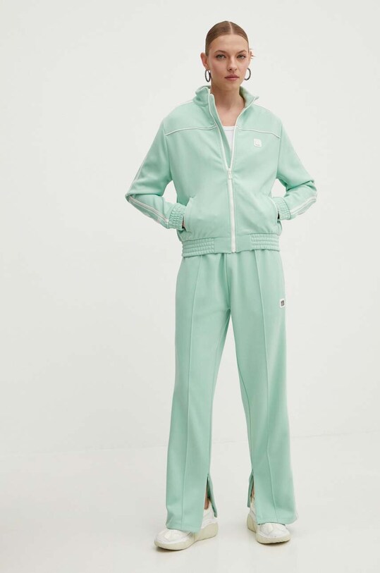 HUGO bluza 50517126 verde AW24