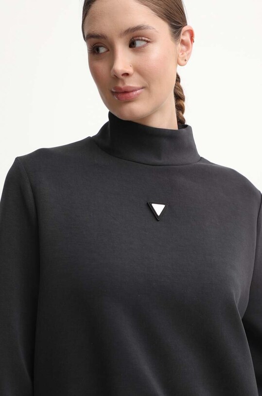 Guess bluza OLYMPE negru V4YQ05.KCAY2