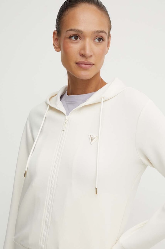 Mikina Guess OLYMPE s elastanom béžová V4YQ06.KCAY2