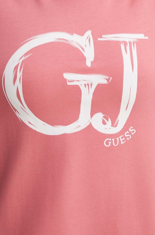 Bombažen pulover Guess SARA V4YQ00.K68I4 roza
