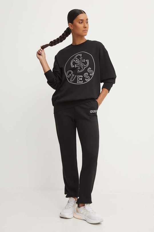 Mikina Guess NOÉMIE V4YQ03.KC3D2 černá AW24