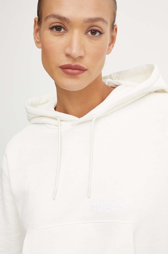 Guess bluza bawełniana RGINE beżowy V4YQ10.KC6W1