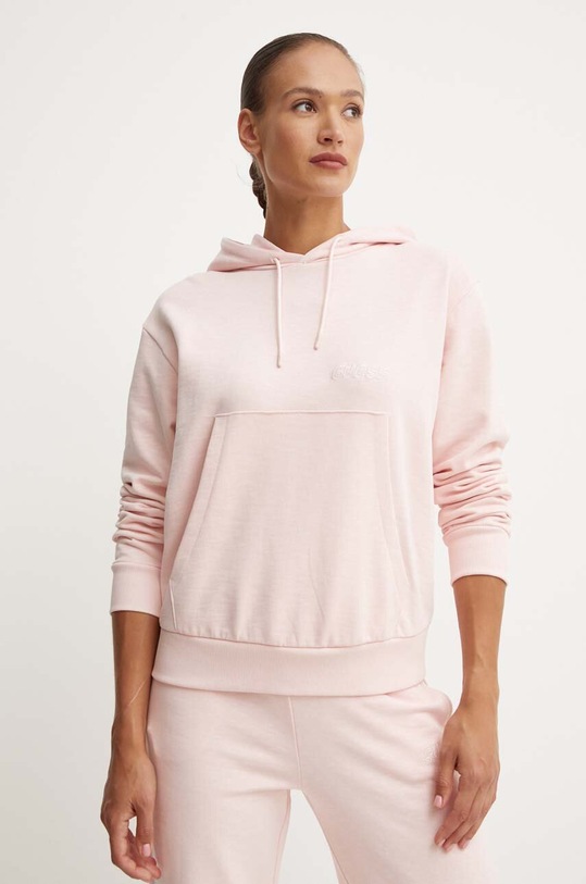Guess bluza bawełniana RGINE V4YQ10.KC6W1 różowy AW24
