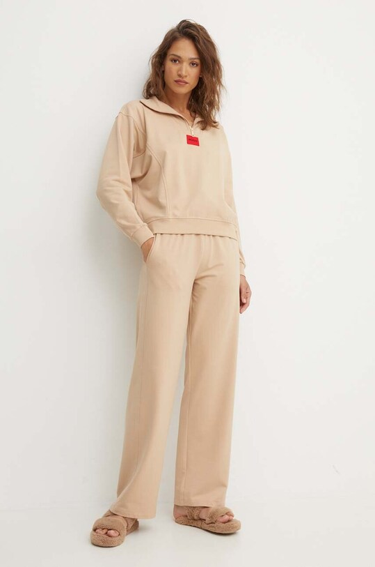 HUGO bluza 50508701 beżowy AW24