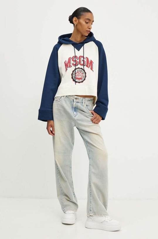 Bavlněná mikina MSGM 3741MDM136.247795 vícebarevná AW24