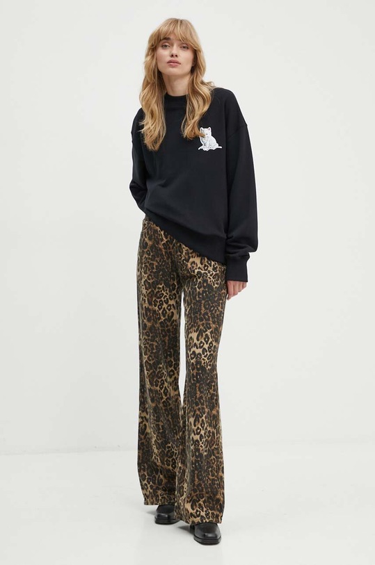 MSGM hanorac de bumbac 3741MDM140.247799 negru AW24