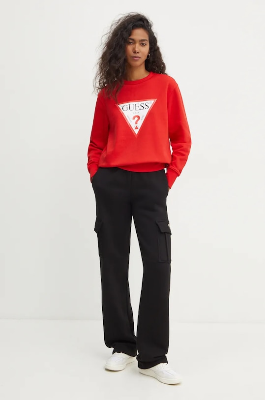 Guess bluza rosu W2YQ16.KBA11