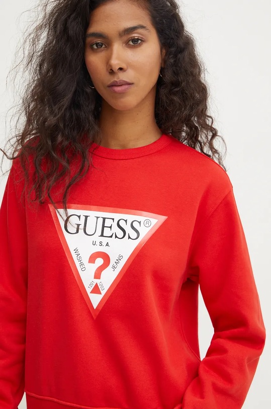 Guess bluza rosu W2YQ16.KBA11
