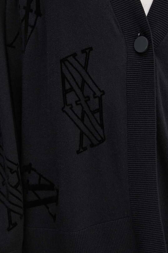 Жилетка с коприна Armani Exchange 6DYE1A.YMP7Z черен