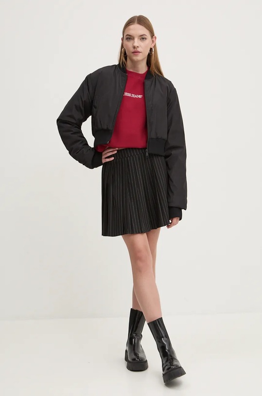 Mikina Guess Jeans W4YQ10.KC811 červená AW25