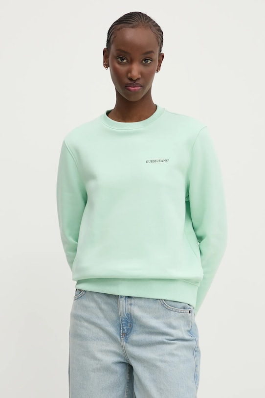 Кофта Guess Jeans зелёный W4YQ07.KC811