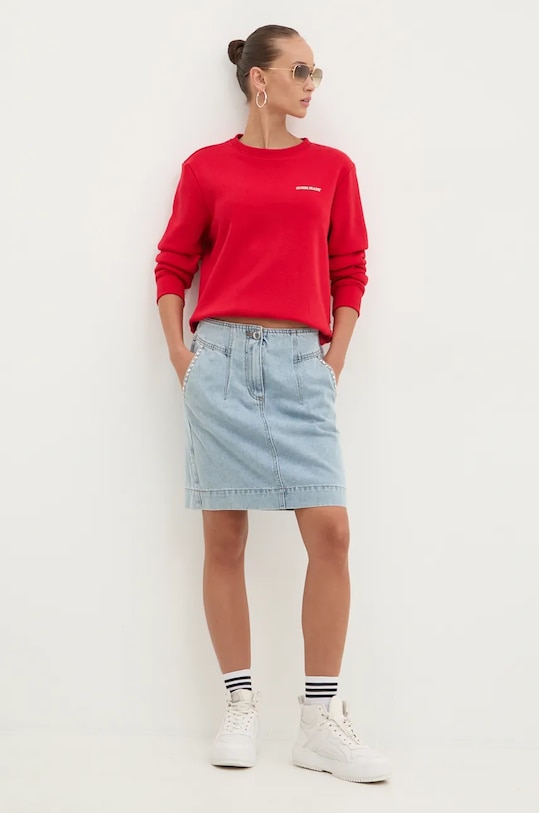 Guess Jeans bluza W4YQ07.KC811 czerwony SS25