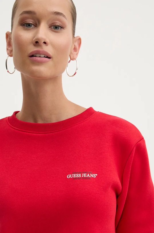 Guess Jeans bluza czerwony W4YQ07.KC811