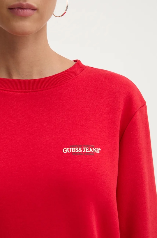 Guess Jeans bluza W4YQ07.KC811 czerwony