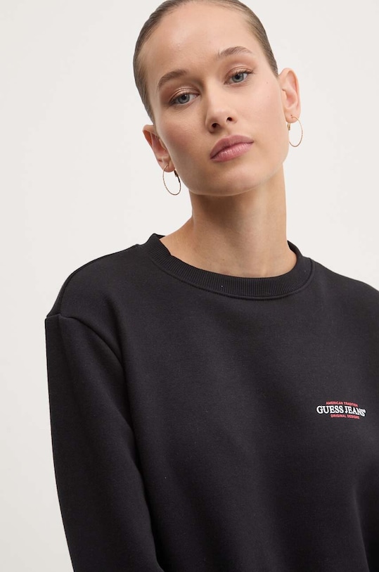 Mikina Guess Jeans čierna W4YQ07.KC811