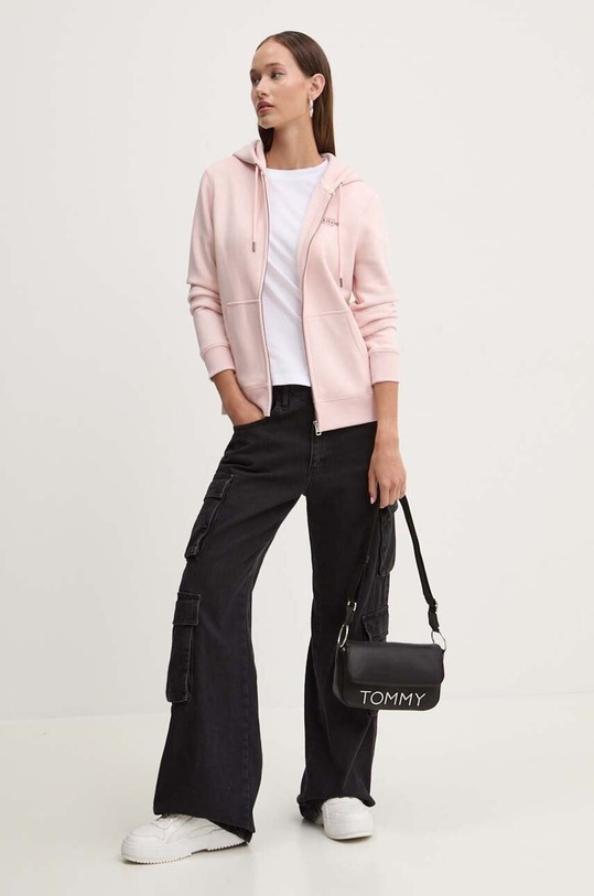 Mikina Guess Jeans W4YQ13.KC811 růžová AW24