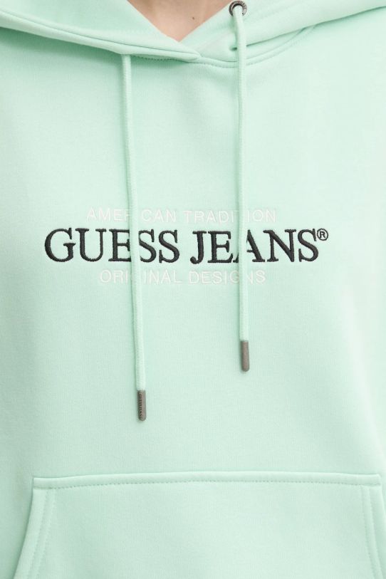 Guess Jeans bluză W4YQ15.KC811 verde