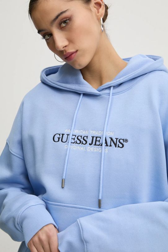 Кофта Guess Jeans блакитний W4YQ15.KC811