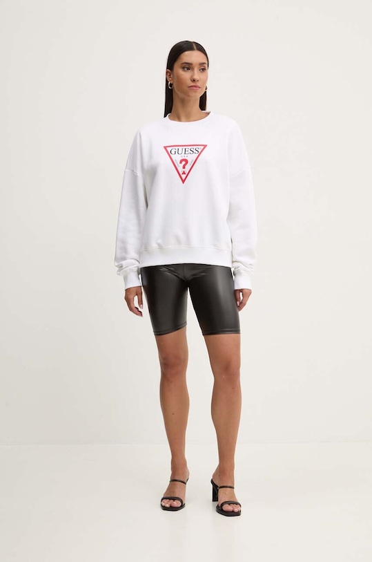 Guess Jeans bluza W4YQ00.KC811 alb AW25