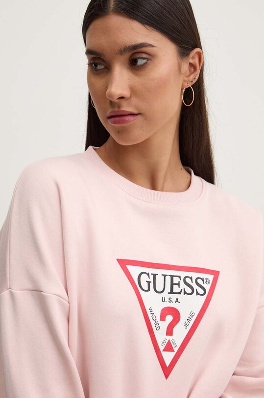 Кофта Guess Jeans рожевий W4YQ00.KC811
