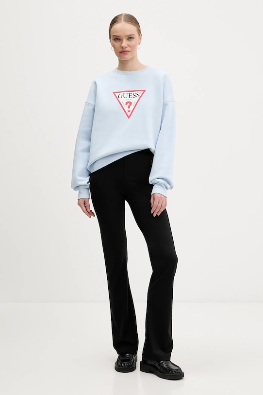 Guess Jeans bluza W4YQ00.KC811 niebieski AW25