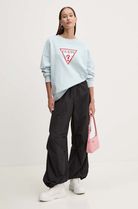 Guess Jeans bluza W4YQ00.KC811 albastru AW24