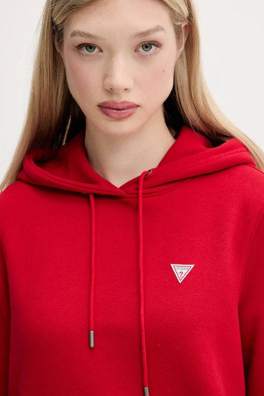 Dukserica Guess Jeans crvena W4YQ04.KC811