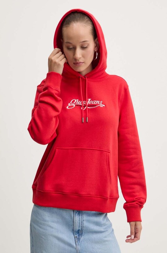 Mikina Guess Jeans červená W4YQ12.KC811