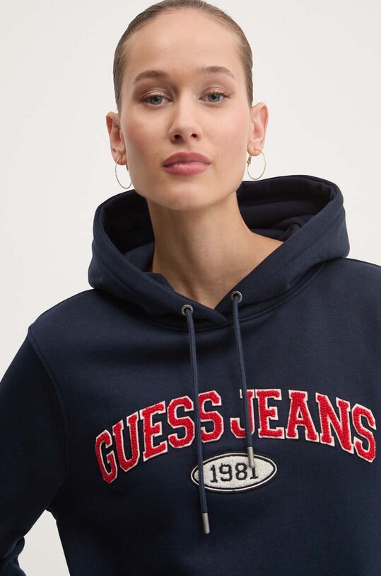 Mikina Guess Jeans tmavomodrá W4YQ09.KC811