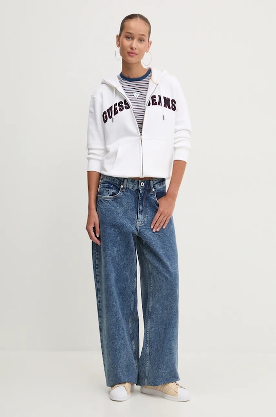 Guess Jeans bluza W4YQ14.KC811 biały AW24