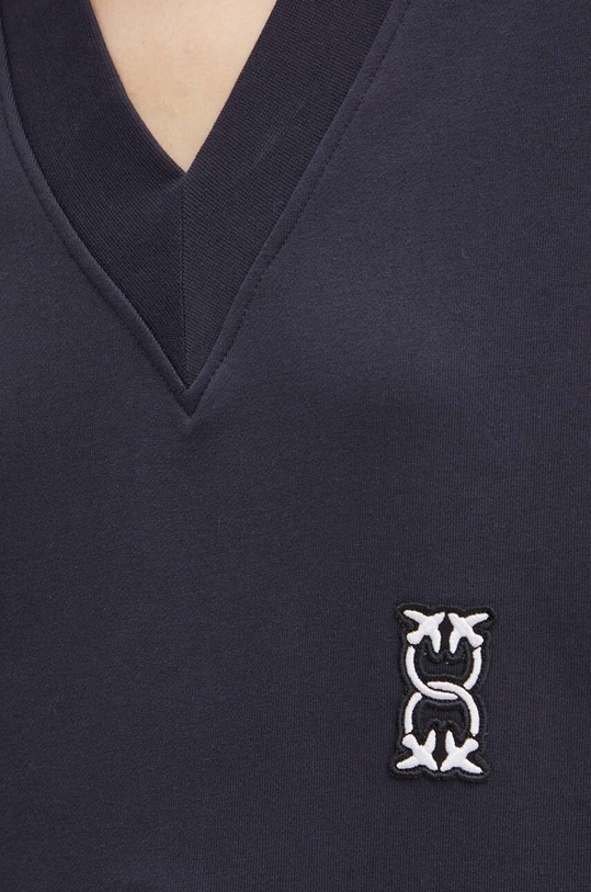 Bavlněná mikina Pinko 103724.A23C námořnická modř