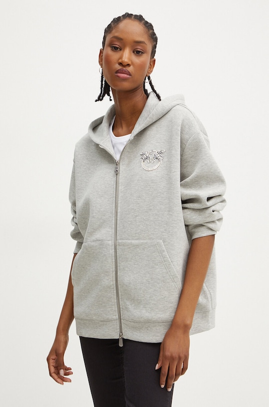 Pinko bluza z elastanem szary 104122.A2A5