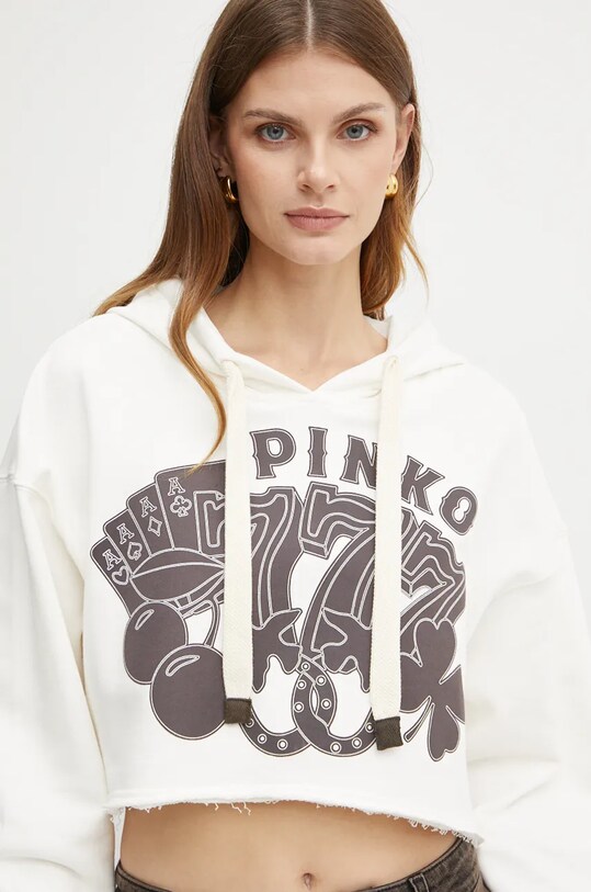 Pinko pamut melegítőfelső bézs 104112.A23X