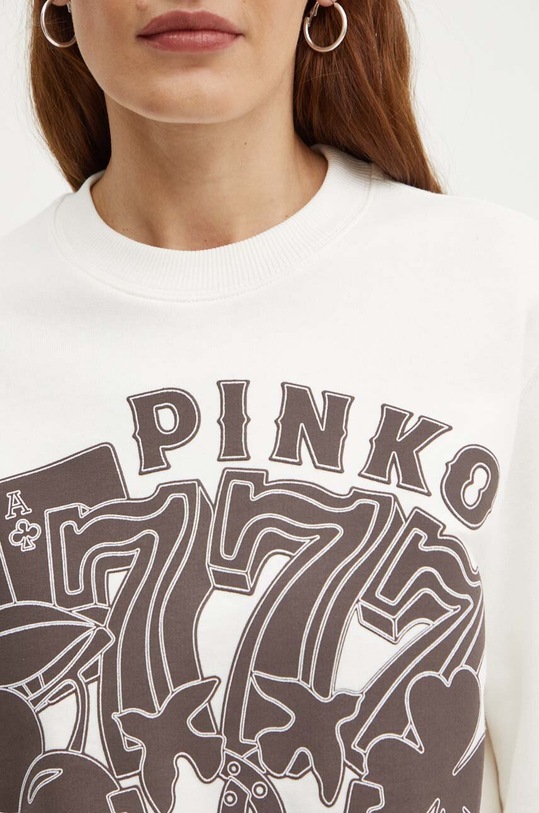 Pinko bluza bawełniana 104111.A23X beżowy
